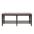 Liberty Furniture Double Bridge Opt 6 Piece Gathering Table Dining Set Brown