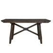 Liberty Furniture Double Bridge Opt 7 Piece Gathering Table Dining Set Brown