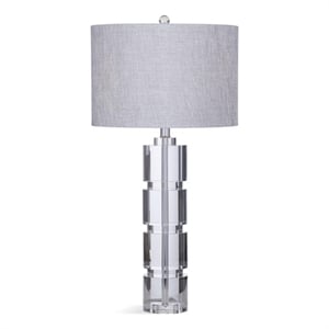 Bethany Crystal Table Lamp in Clear