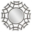 Bassett Mirror Orlando Modern Polyurethane Wall Mirror in Silver
