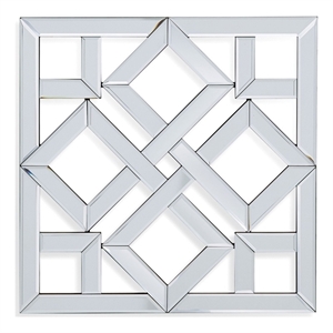 Bassett Mirror Vida Wall Mirror in Clear Mirror Glass