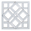 Bassett Mirror Vida Wall Mirror in Clear Mirror Glass