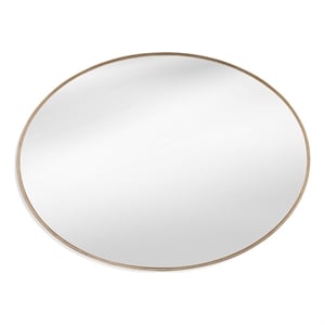 Brigitte Metal Wall Mirror in Gold Finish