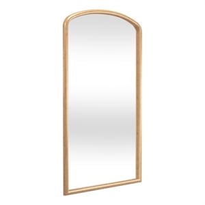 Brookings Leaner Mirror in Antique Gold Leaf Polyurethane Frame