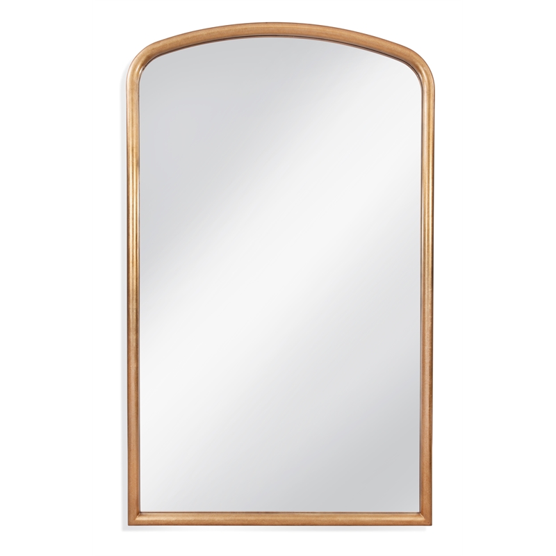 Brookings Leaner Mirror in Antique Gold Leaf Polyurethane Frame