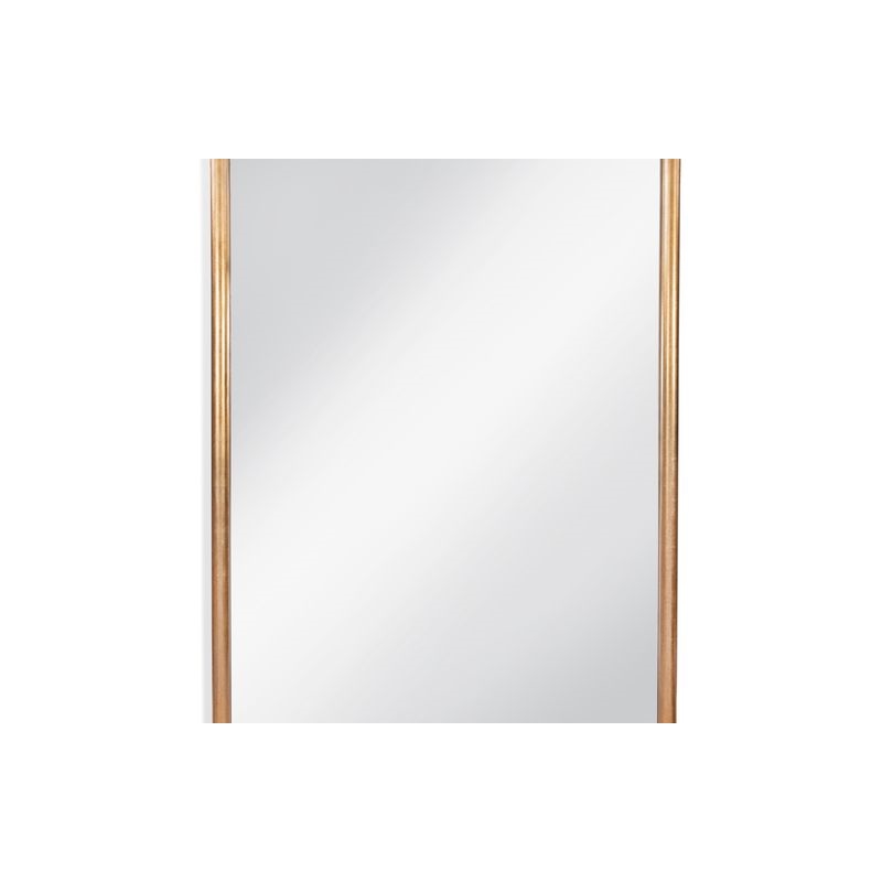Brookings Leaner Mirror in Antique Gold Leaf Polyurethane Frame
