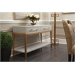 Perrine Wood Console Table in Soft Graphite Gray