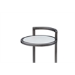 Surrey Marble Scatter Table in Black and White