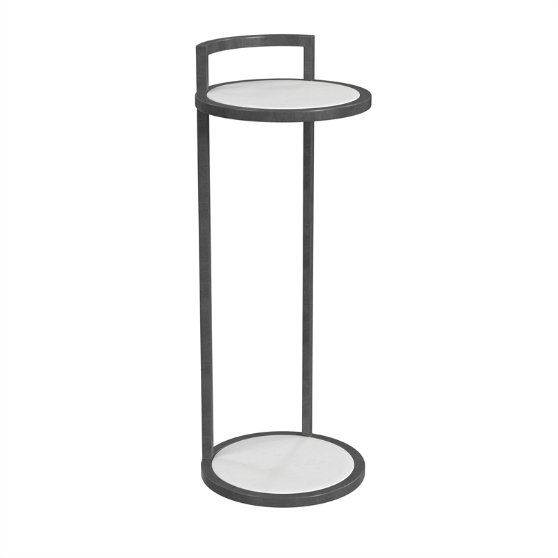 Surrey Marble Scatter Table in Black and White