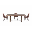 Cambria Reclaimed Wood Dining Table in Brown