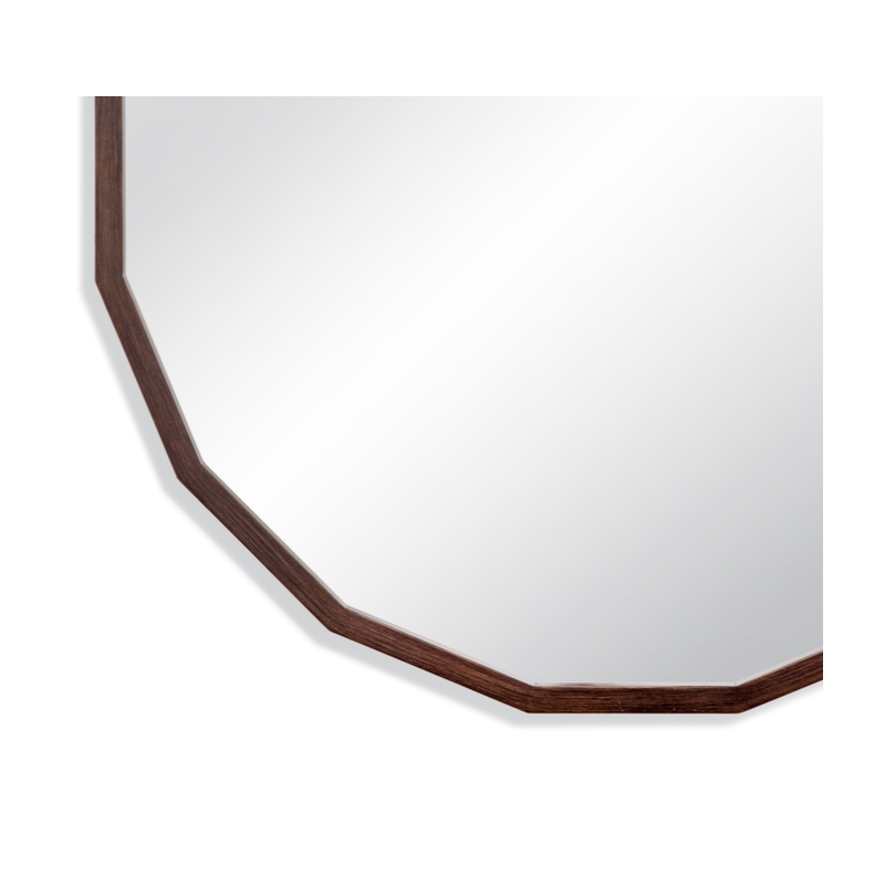 Langley Wall Mirror in Bronze Polyurethane