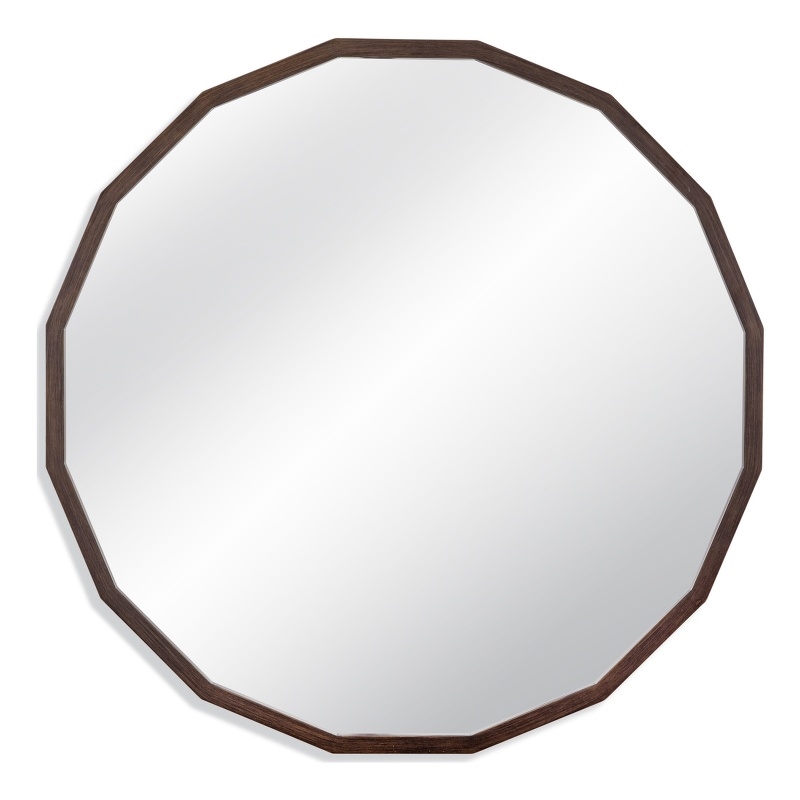 Langley Wall Mirror in Bronze Polyurethane