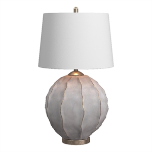 Annapurna Table Lamp in Gray Resin