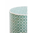 Finch Green Accent Table in Engineered wood and Bone