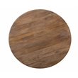 Raynor Brown Round Dining Table in Mango Wood and Resin