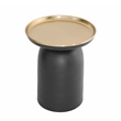 Leta  Metal Scatter Table in Black
