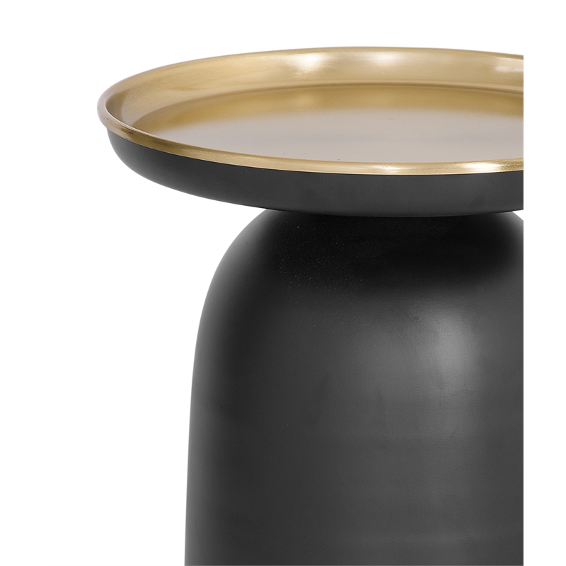 Leta  Metal Scatter Table in Black