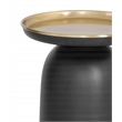 Leta  Metal Scatter Table in Black