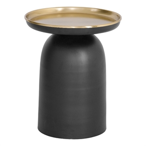 Leta  Metal Scatter Table in Black