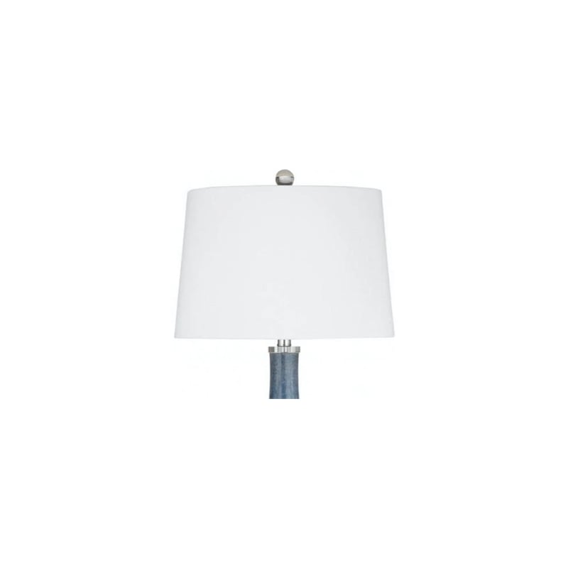 Nanda Table Lamp in Blue Art Glass