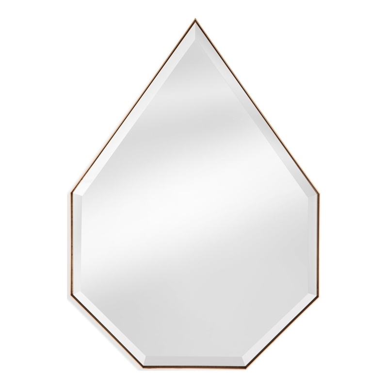 Arlington Wall Mirror in Gold Metal