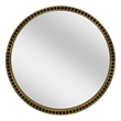 Sansee Wall Mirror in Brass Clad Engineered Wood