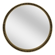Sansee Wall Mirror in Brass Clad Engineered Wood