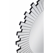 Bassett Mirror Monigold Round Engineered Wood Wall Mirror in Clear