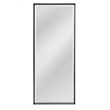 Bassett Mirror Sloan Wood & Glass Floor Mirror in Matte Black