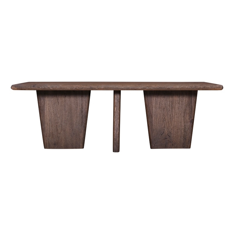 Lasso Modern Inspired Rectangular Cocktail Table in Natural Wood