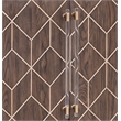 Perrine Brown Oak Server in Natural Wood