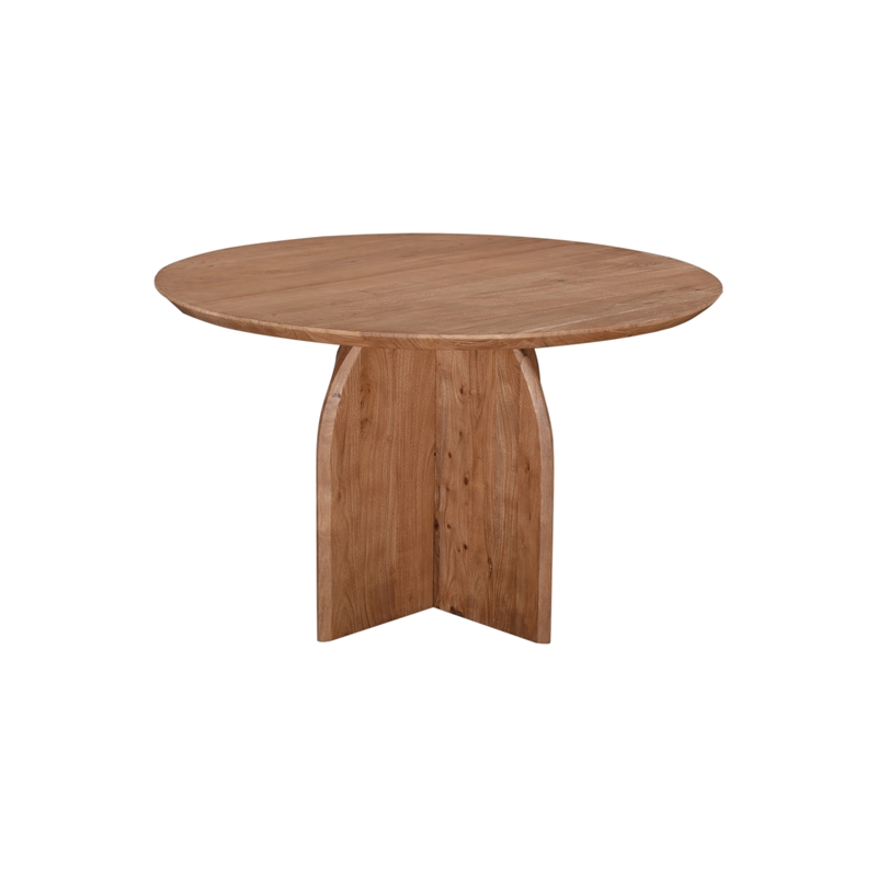 Bartlett Natural Finished Modern Organic Wood Dining Table