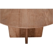 Bartlett Natural Finished Modern Organic Wood Dining Table