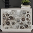 Peninsula Ridge Bar Cabinet in Gray Wood