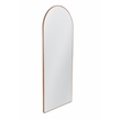 Bassett Mirror Holly Modern Arched Floor Mirror in Brown