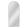 Bassett Mirror Holly Modern Arched Floor Mirror in Brown