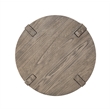 McGuire Rustic Farmhouse End Table in Natural Mindi Wood