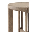 McGuire Rustic Farmhouse End Table in Natural Mindi Wood