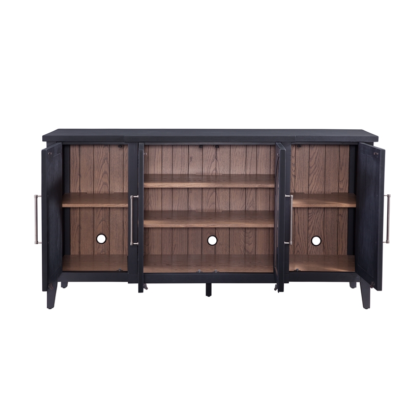 Fynn Server in Black Wood