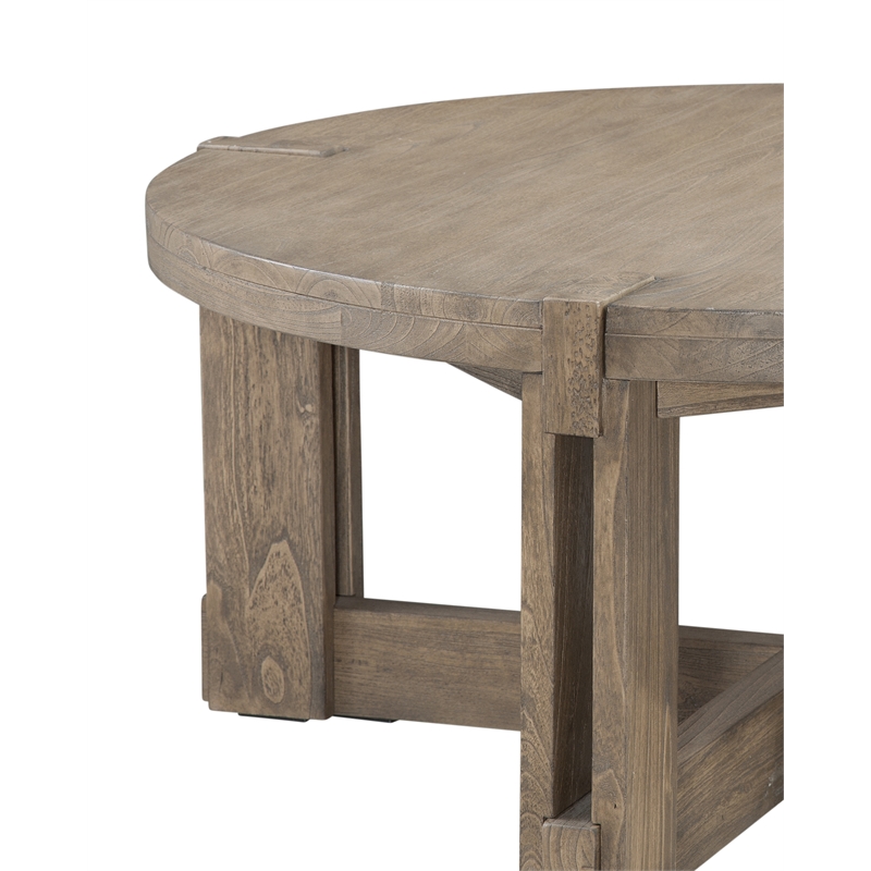 McGuire Cocktail Table in Natural Mindi Wood