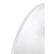 Eltham Oversized Wall Mirror in Matte White Metal Frame