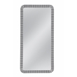 MacAlister Floor Mirror in Black and Cream Bone and Resin