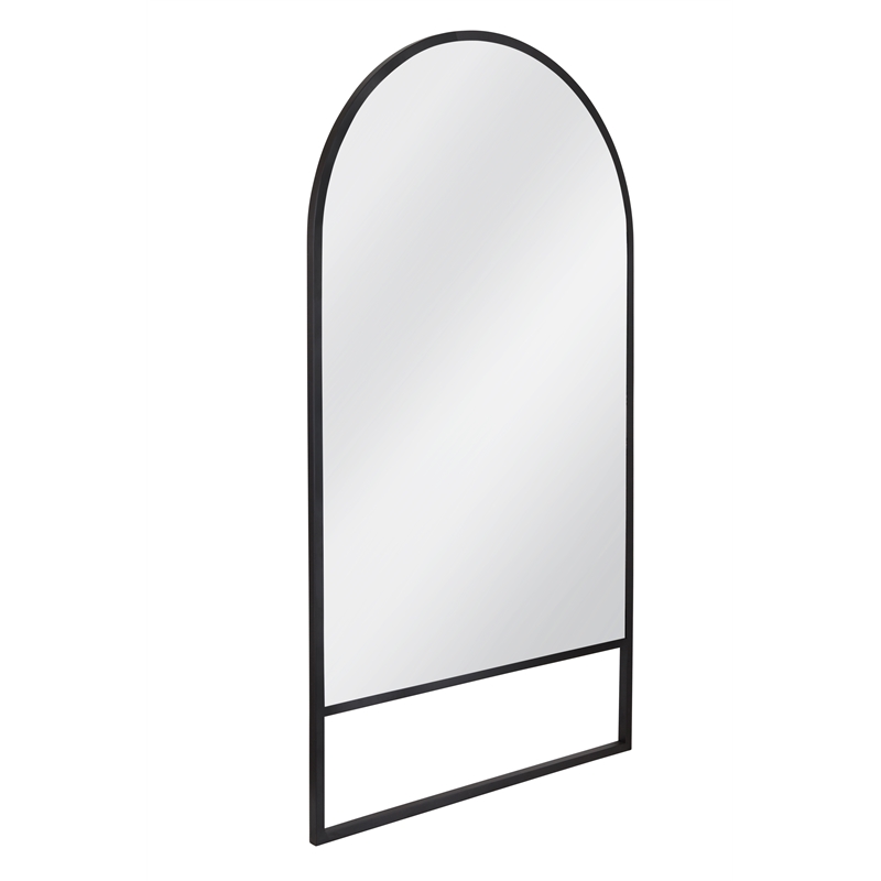 Kai Floor Mirror in Black Metal