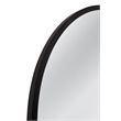 Kai Floor Mirror in Black Metal