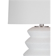 Hess Table Lamp in White Resin