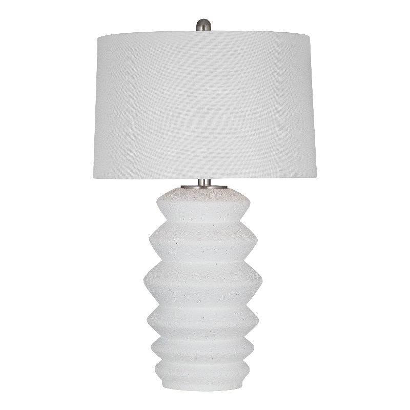 Hess Table Lamp in White Resin
