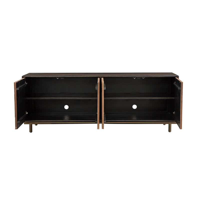 Keir Two Tone Server in Natural Wood