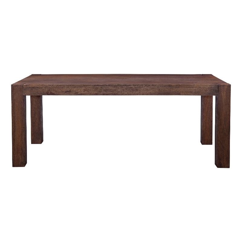 Natural Wood Walsh Farmhouse Dining Table Mango