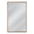 Antique Silver Lancelle Wall Mirror Resin Rectangular Glam Luxe