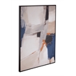 Multi Denisa II Framed Canvas Abstract Black Frame Modern Wall Art